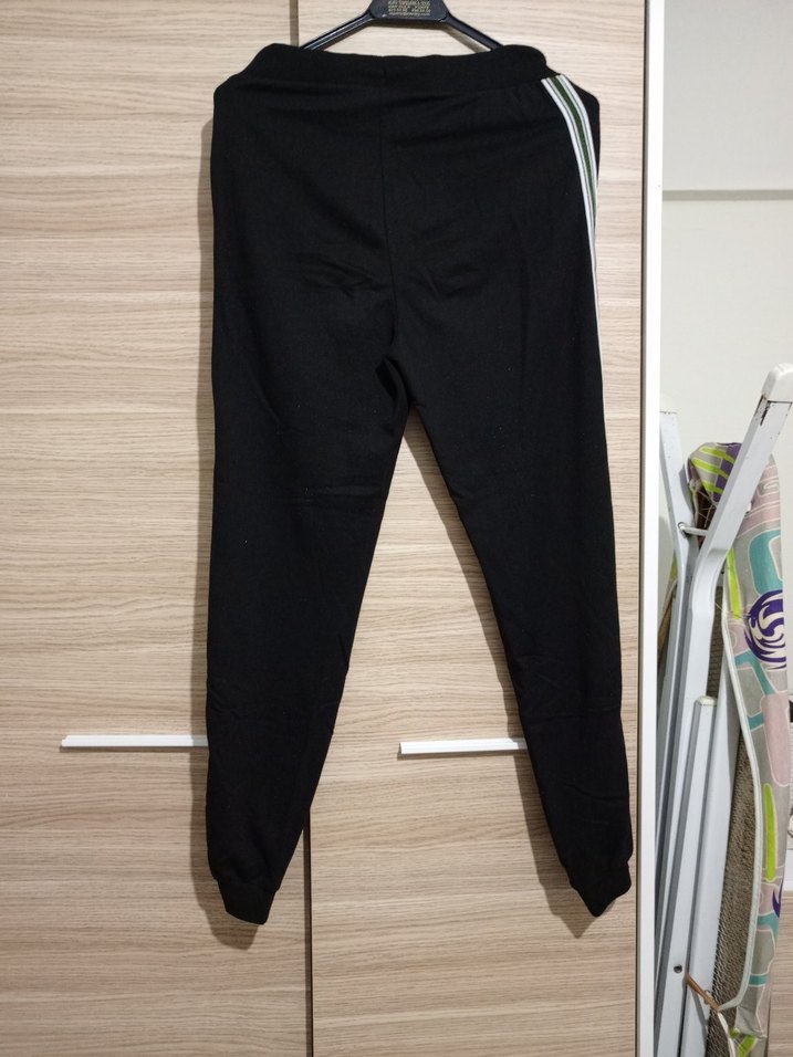 Kadın Siyah Rahat Eşofman - Görsel 2