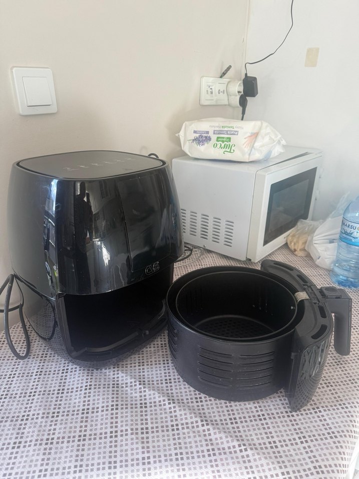 Siyah Elektrikli airfry - Görsel 4