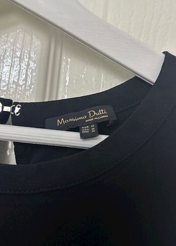 Siyah Yüksek Yakalı Salaş Bluz - Görsel 2