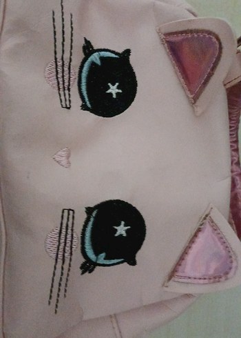 Pembe Kedili Küçük Çanta - Görsel 4