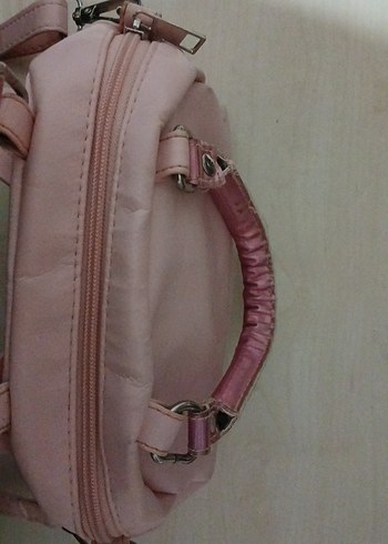 Pembe Kedili Küçük Çanta - Görsel 2