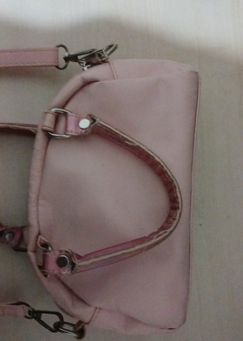 Pembe Kedili Küçük Çanta - Görsel 3