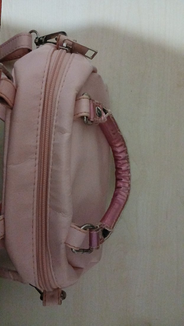 Pembe Kedili Küçük Çanta - Görsel 2