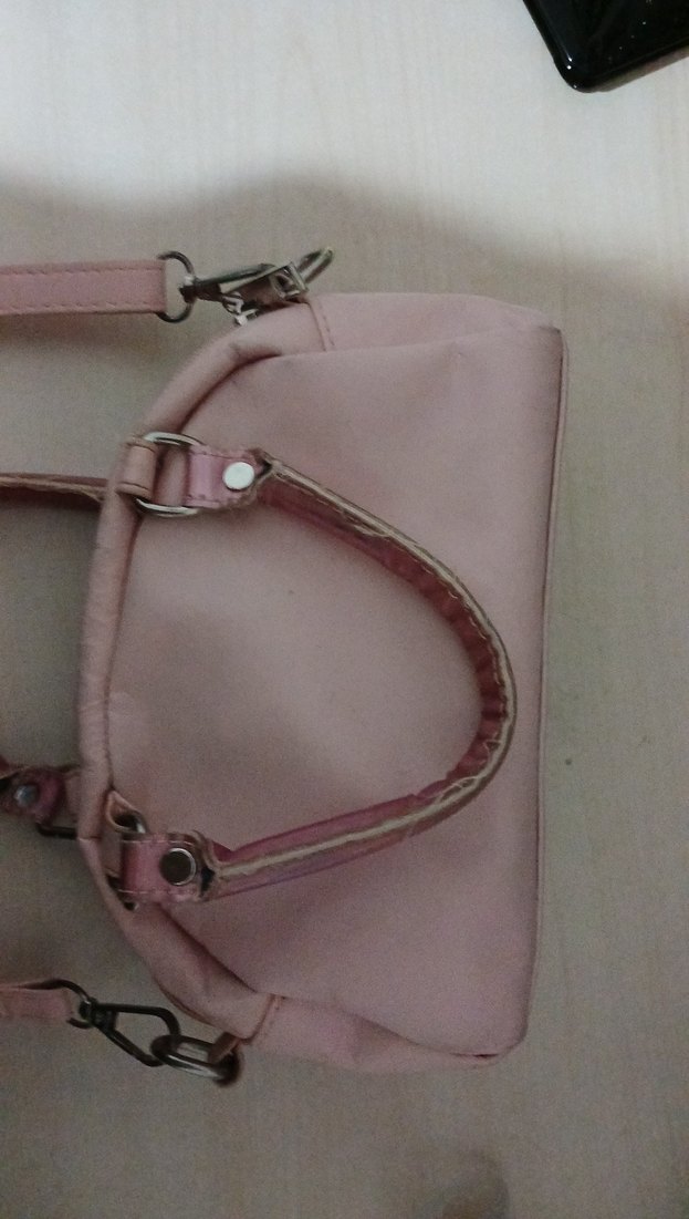 Pembe Kedili Küçük Çanta - Görsel 3