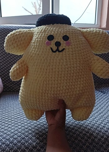 Sarı pomporin Renkli Peluş Oyuncak - Görsel 2