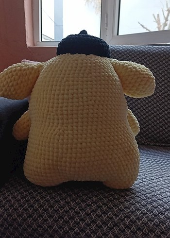 Sarı pomporin Renkli Peluş Oyuncak - Görsel 3