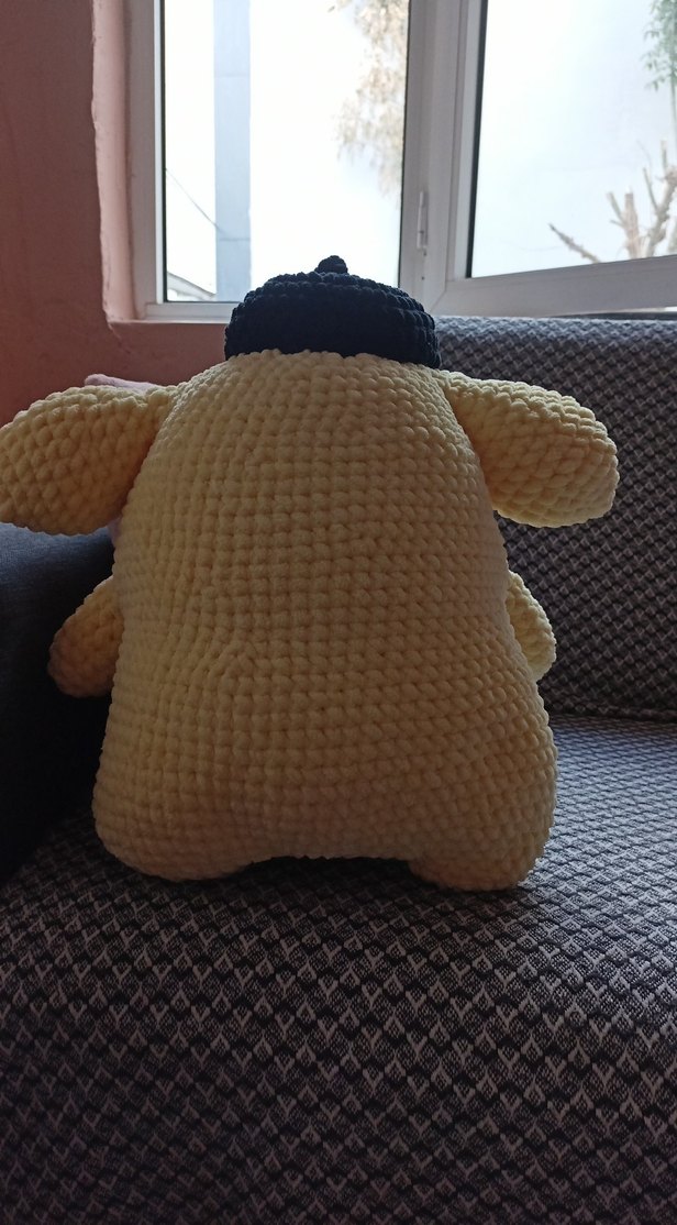 Sarı pomporin Renkli Peluş Oyuncak - Görsel 3