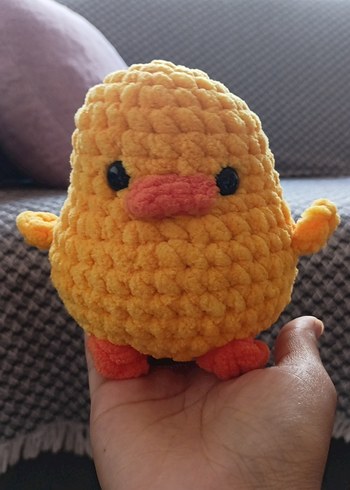 Sarı Renkli Peluş Ördek Oyuncak - Görsel 2