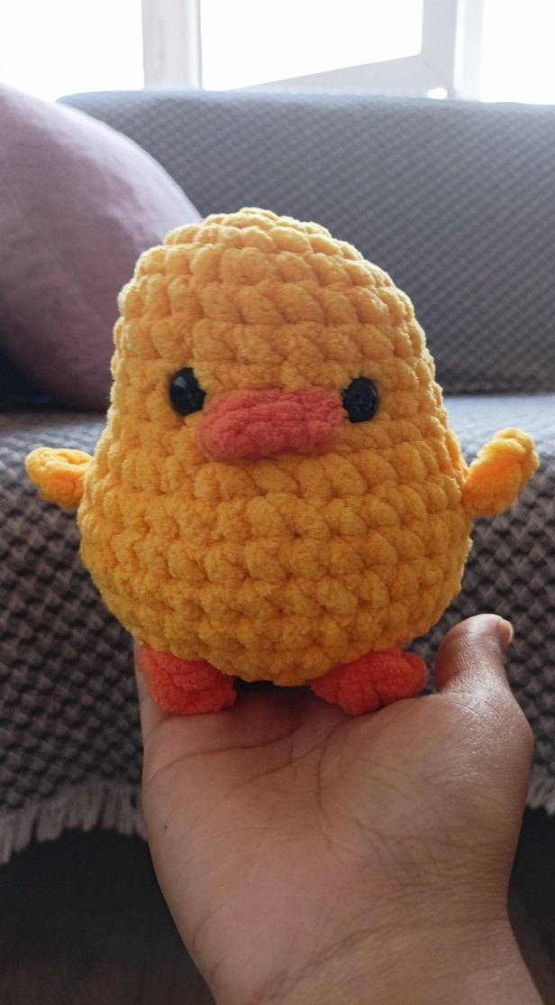 Sarı Renkli Peluş Ördek Oyuncak - Görsel 2