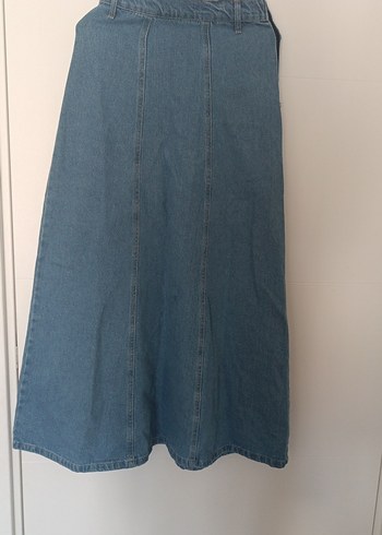 Mavi Denim Midi Etek