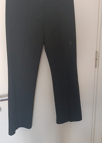 Siyah Regular Fit Kadın Kumaş Pantolon