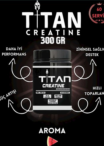 Titan Kreatin 300GR - 60 Servis