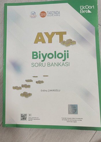 AYT Biyoloji Soru Bankası - ÜçDört Bes