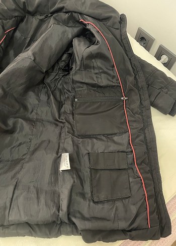 Kürklü Siyah Kadın Kışlık Mont - Görsel 4