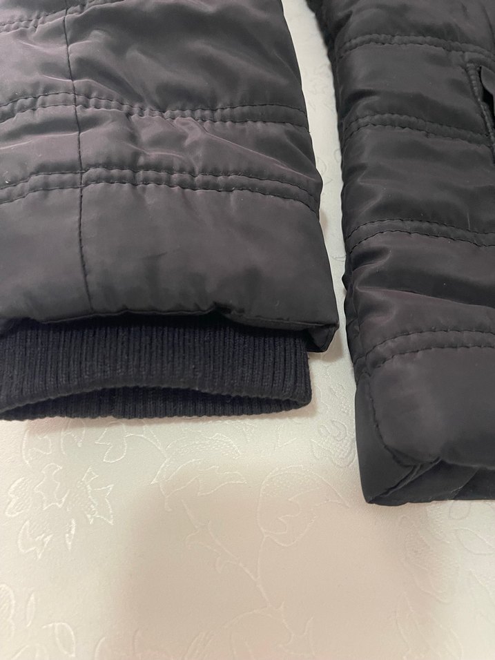 Kürklü Siyah Kadın Kışlık Mont - Görsel 3