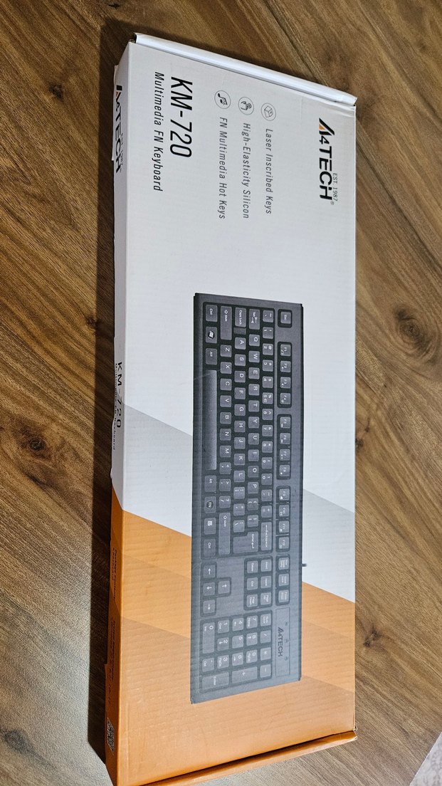 Siyah A4Tech Kablolu Klavye - Görsel 2