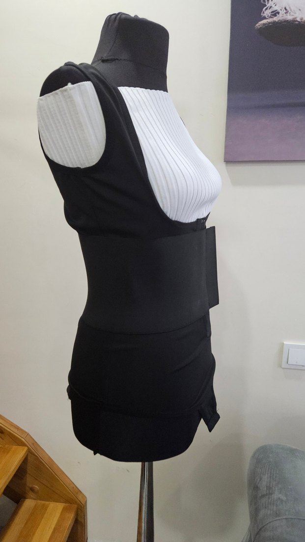 Siyah Bel İnceltici Toparlayıcı Kum Saati Korse - Görsel 3