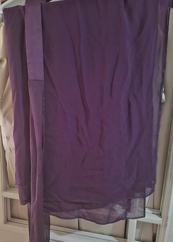 Mor Vintage Uzun Abiye Elbise - Görsel 8