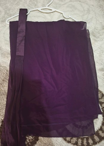 Mor Vintage Uzun Abiye Elbise - Görsel 9