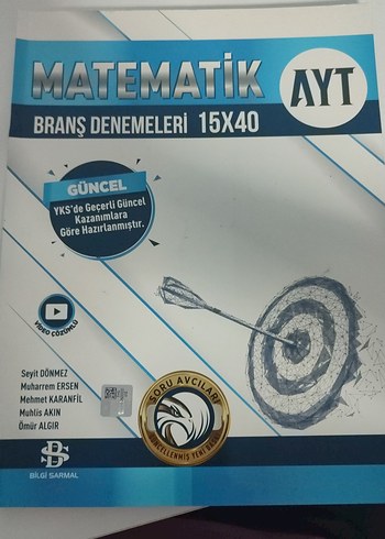 AYT Matematik Branş Denemeleri 15x40
