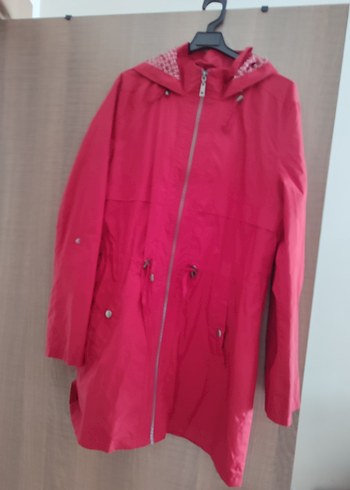 Parlak Pembe Midi Kadın Ceket