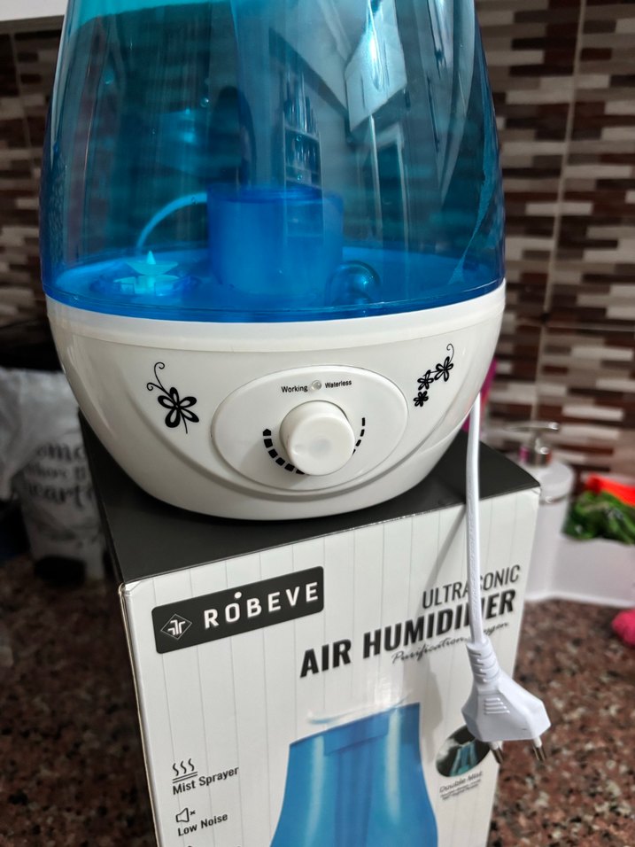 Robeve Ultrasonik Hava Nemlendirici 3L Beyaz - Görsel 3
