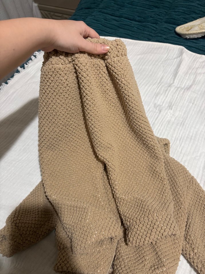 Erkek-kız
 Çocuk Kahverengi Örgü hırka takım - Görsel 4