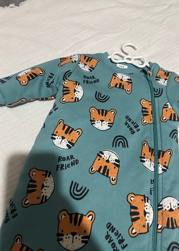 Erkek Bebek Renkli Uzun Kollu Fermuarlı Tulum - Görsel 2