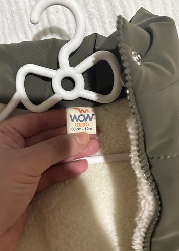 Haki Fermuarlı bebek Yelek - Görsel 2