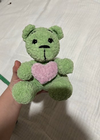 Yeşil Peluş Ayıcık Oyuncak - Görsel 2