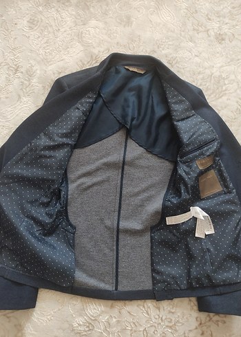 Zara Gri Erkek Düğmeli Ceket (ZARA)