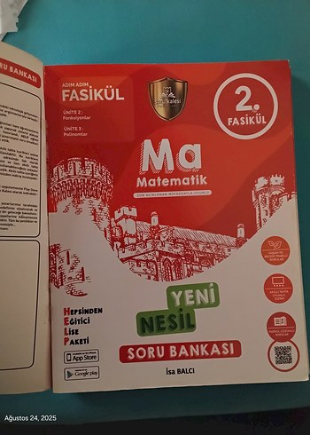 SORU KALESİ YAYINLARI 10.SINIF FASUKUL MATEMATİK SORU BANKASI