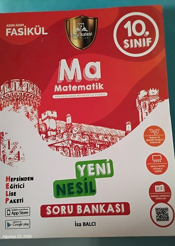SORU KALESİ YAYINLARI 10.SINIF FASUKUL MATEMATİK SORU BANKASI