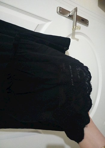 m Beden Lc waikiki Siyah Kadın Tişört