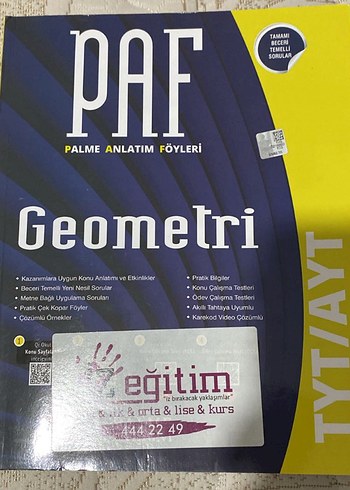  Benim Hocam TYT-AYT 2023 Geometri Video Destekli