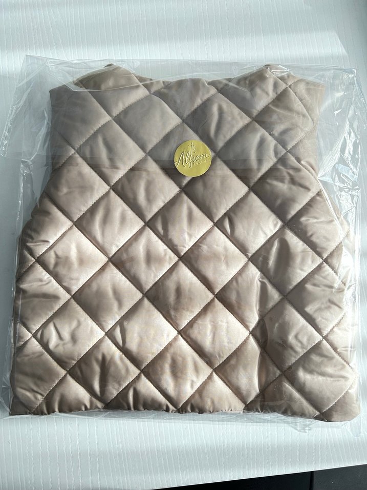 Çıt çıtlı  Bej  Kısa çocuk Yelek - Görsel 3