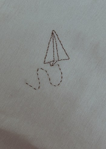 Uçak detaylı seccade - Görsel 3