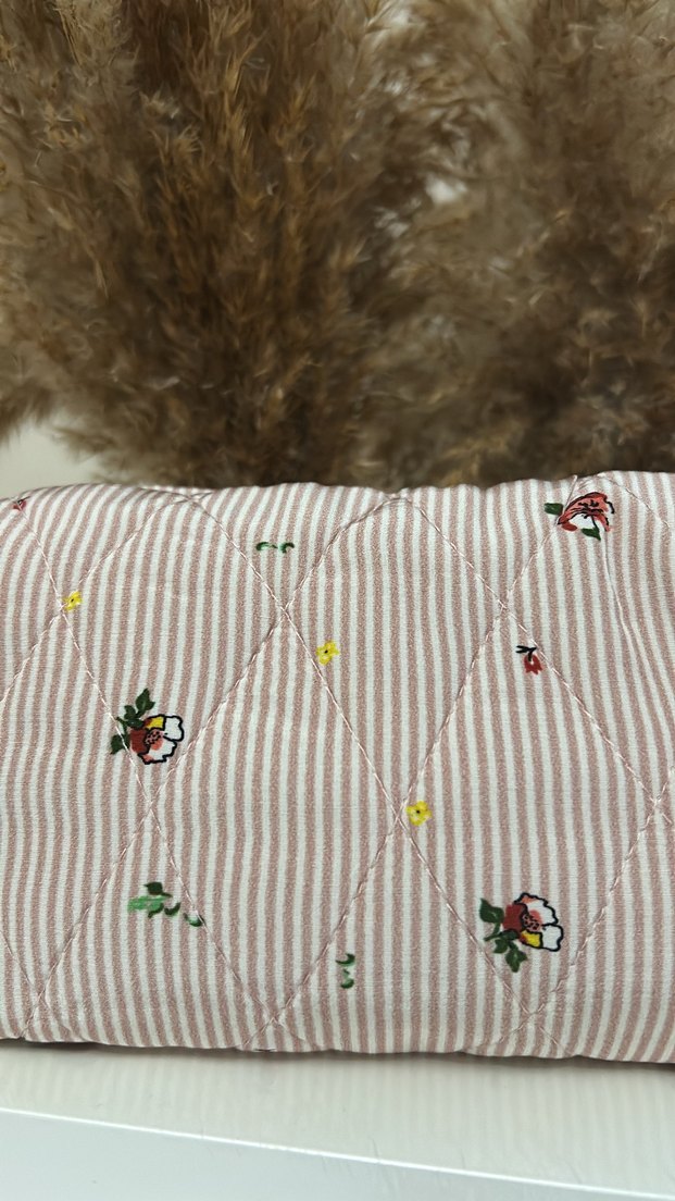 Nakışlı Bej Bohem Kadın Makyaj Çantası - Görsel 2