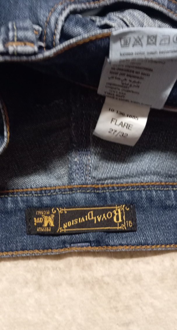 Gri Mavi Kadın Denim Bol Kesim Jean - Görsel 3
