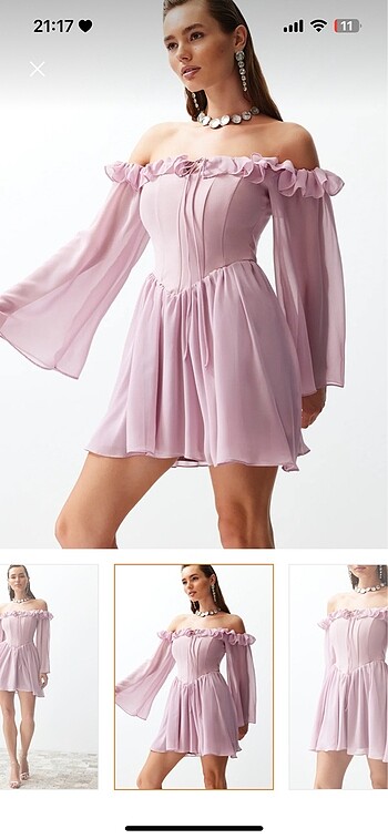 Trendyol Milla Pembe Elbise