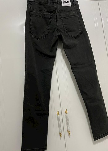 Erkek Siyah Denim Regular Fit Jean - Görsel 2