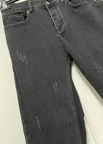 Siyah Erkek Kot Pantolon - Görsel 2