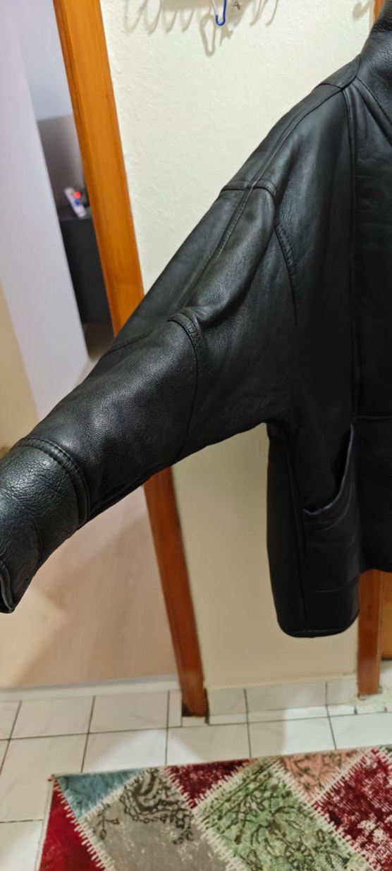 ORJİNAL VİNTAGE DERİ MONT - Görsel 4