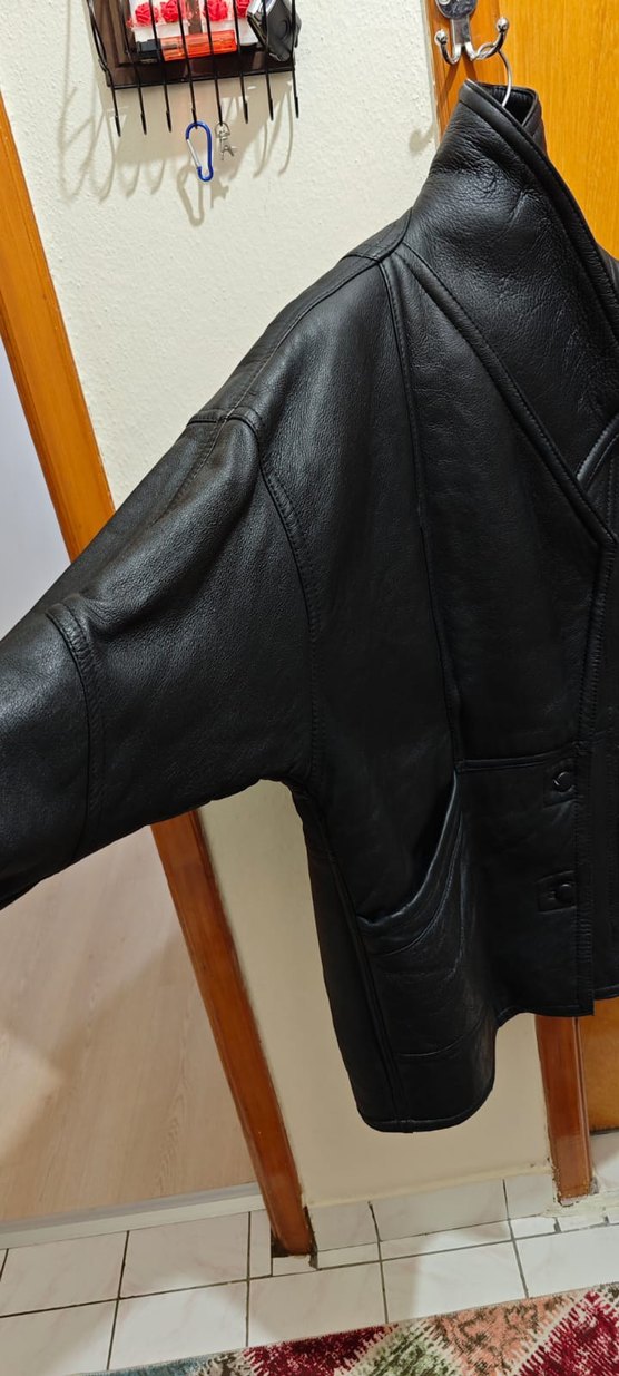 ORJİNAL VİNTAGE DERİ MONT - Görsel 3