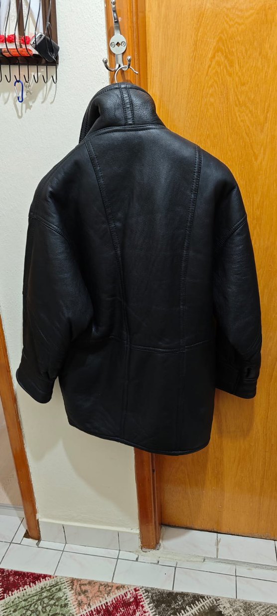 ORJİNAL VİNTAGE DERİ MONT - Görsel 2
