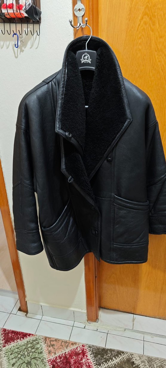 ORJİNAL VİNTAGE DERİ MONT - Görsel 5