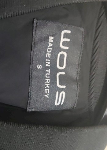 Siyah Kadın Fermuarlı Ceket WOUS - Görsel 2