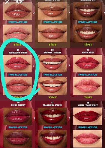 NYX Nyx lip IV Ruj - Bubblegum Burst 07