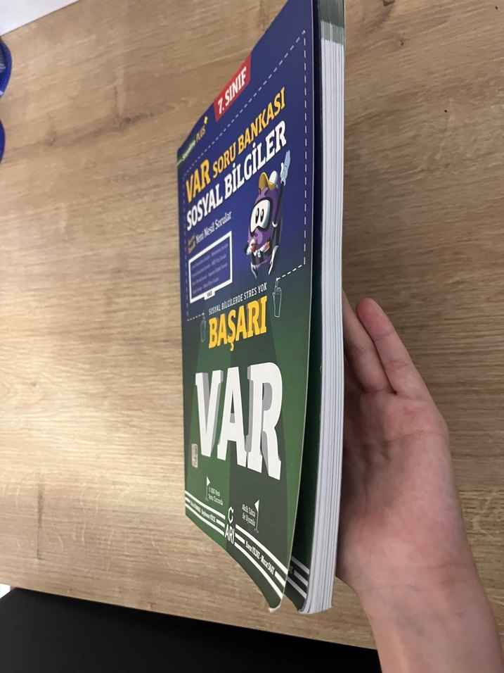 7. Sınıf Sosyal Bilgiler VAR Soru Bankası
hiç kullanılmamış. - Görsel 2