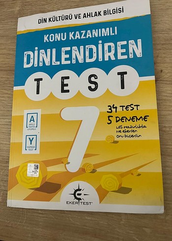 Konu Kazanımlı Dinlendiren Test Kitabı - Görsel 2